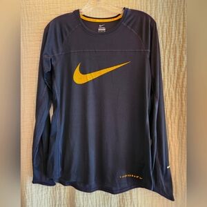 Nike Women's Black Long Sleeve Live Strong Top Size Large